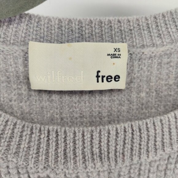 Wilfred Free Merino Wool sweater Gray Size XS - Picture 2 of 7
